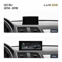 Штатная магнитола Teyes LUX ONE Audi Q3 8U (2014-2018) (В)