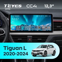 Штатная магнитола Teyes CC4 12.3" 8/128 Volkswagen Tiguan L (2020-2024)