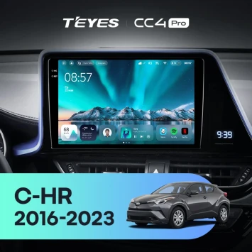 Штатная магнитола Teyes CC4 Pro 12/256 Toyota C-HR 1 (2016-2023) F2