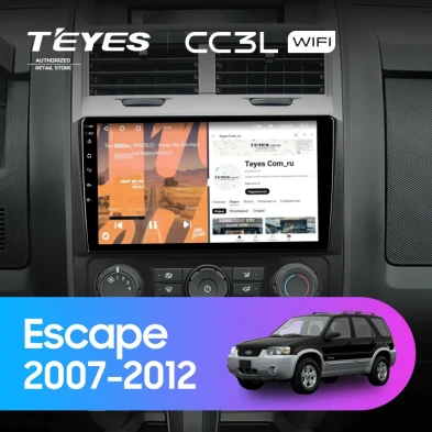 Штатная магнитола Teyes CC3L WiFi 2/32 Ford Escape (2007-2012) F2