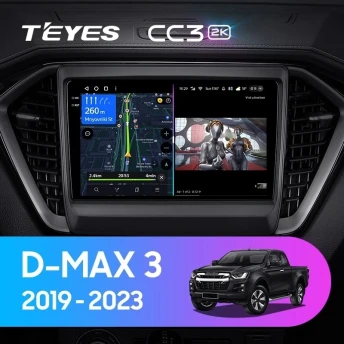 Штатная магнитола Teyes CC3 2K 4/32 lsuzu D-MAX 3 RG (2019-2023)
