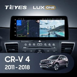Штатная магнитола Teyes LUX ONE 6/128 Honda CR-V 4 RM RE (2011-2018) Тип-А
