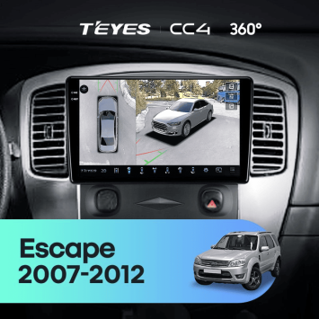 Штатная магнитола Teyes CC4 360 6/64 Ford Escape (2007-2012) F1