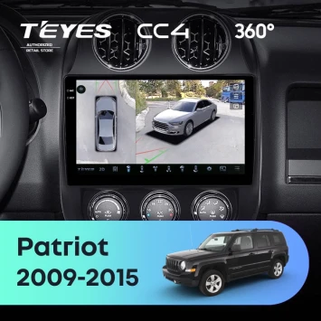 Штатная магнитола Teyes CC4 360 6/64 Jeep Patriot (2009-2015)