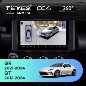 Штатная магнитола Teyes CC4 360 6/64 Toyota GR 86 ZN8 GT 86 ZN6 (2012-2021)