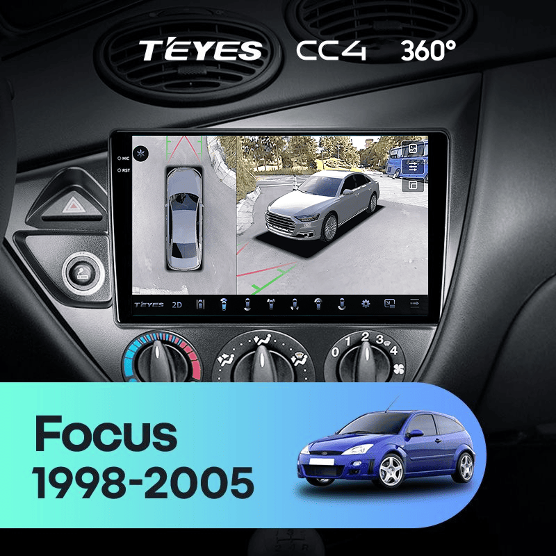 Штатная магнитола Teyes CC4 360 8/128 Ford Focus 1 (1998-2005)