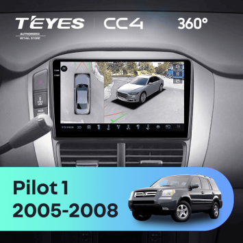 Штатная магнитола Teyes CC4 360 8/128 Honda Pilot 1 (2005-2008)