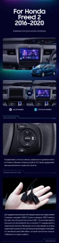 Штатная магнитола Teyes CC3 2K 360 6/128 Honda Freed 2 (2016-2020)