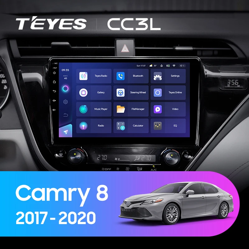 Штатная магнитола Teyes CC3L 4/32 Toyota Camry 8 XV 70 (2017-2020)