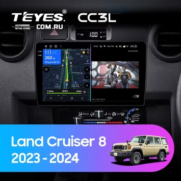 Штатная магнитола Teyes CC3L 4/64 Toyota Land Cruiser 8 J70 70 (2023-2024)