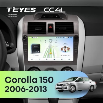 Штатная магнитола Teyes CC4L 6/64 с DTS Toyota Corolla 150 (2006-2013) F2 с кнопками