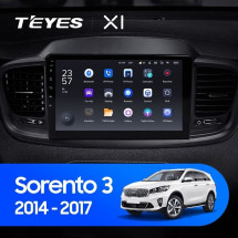 Штатная магнитола Teyes X1 4G 2/32 Kia Sorento 3 Prime (2014-2017) Тип-B