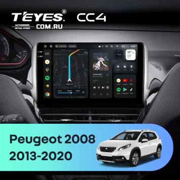 Штатная магнитола Teyes CC4 6/64 Peugeot 2008 (2013-2020)