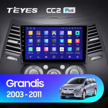 Штатная магнитола Teyes CC2L Plus 1/16 Mitsubishi Grandis 1 (2003-2011) F2