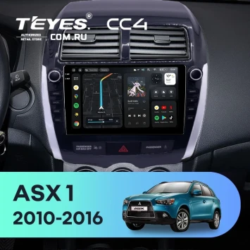 Штатная магнитола Teyes CC4 8/128 Mitsubishi ASX 1 (2010-2016) F2 Тип-A (9")