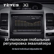 Штатная магнитола Teyes X1 4G 2/32 Lexus GX470 (2002-2009) F2