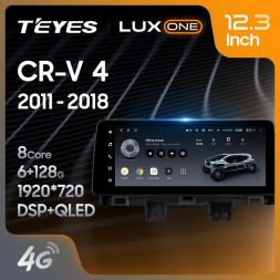 Штатная магнитола Teyes LUX ONE 6/128 Honda CR-V 4 RM RE (2011-2018) Тип-С