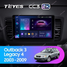 Штатная магнитола Teyes CC3 2K 4/32 Subaru Legacy 4 (2003-2009)