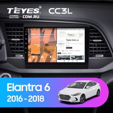 Штатная магнитола Teyes CC3L 4/64 Hyundai Elantra 6 (2015-2018) Тип-B