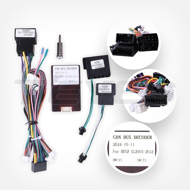 Переходная рамка Mercedes-Benz C-Class 2 S203 CL203 W203 C203 (2000-2004) (7&quot;)