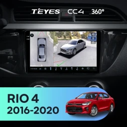 Штатная магнитола Teyes CC4 360 6/64 Kia Rio 4 (2016-2020) Тип-A