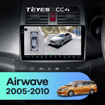Штатная магнитола Teyes CC4 360 6/64 Honda Airwave GJ (2005-2010) Правый руль