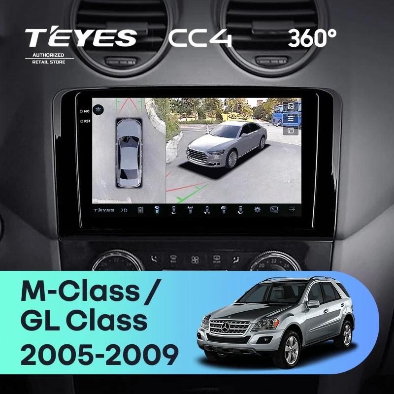 Штатная магнитола Teyes CC4 360 8/128 Mercedes-Benz GL-Class (2005-2009) F1