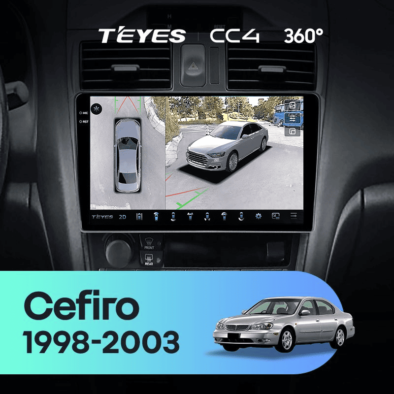 Штатная магнитола Teyes CC4 360 8/128 Nissan Cefiro 3 A33 (1998-2003) F2