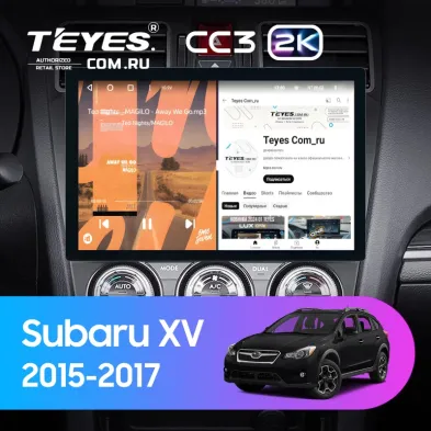 Штатная магнитола Teyes CC3 2K 4/32 Subaru XV (2015-2017) F1 (11")