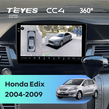 Штатная магнитола Teyes CC4 360 8/128 Honda Edix (2004-2009)