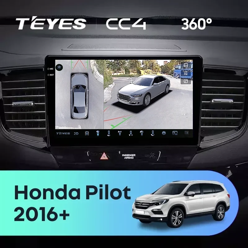 Штатная магнитола Teyes CC4 360 8/128 Honda Pilot 2016+
