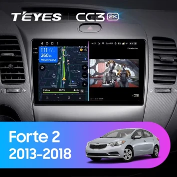 Штатная магнитола Teyes CC3 2K 6/128 Kia Forte 2 (2013-2018) F3
