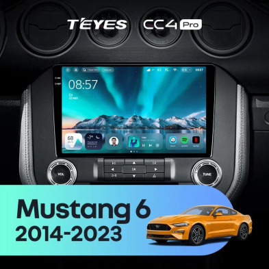 Штатная магнитола Teyes CC4 Pro 12/256 Ford Mustang VI S550 (2014-2023) F2