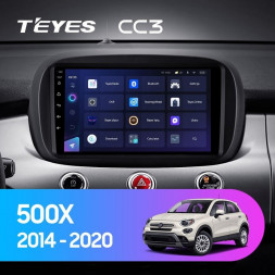 Штатная магнитола Teyes CC3 4/32 Fiat 500X (2014-2020)