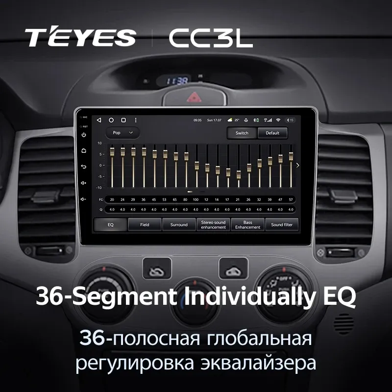 Штатная магнитола Teyes CC3L 4/32 Kia Optima 2 MG (2005-2008)