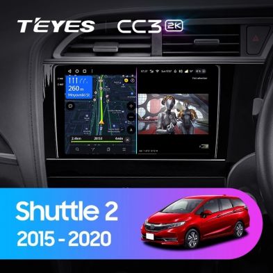 Штатная магнитола Teyes CC3 2K 360 6/128 Honda Shuttle 2 (2015-2020) Правый руль
