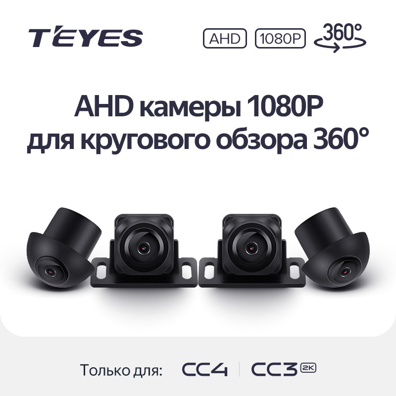 Камеры кругового обзора Teyes 3D 360 1080P