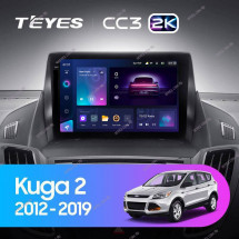 Штатная магнитола Teyes CC3 2K 4/32 Ford Kuga 2 (2012-2019) Тип-A