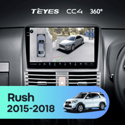 Штатная магнитола Teyes CC4 360 6/64 Toyota Rush (2015-2018) Правый руль