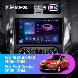 Штатная магнитола Teyes CC3 2K 6/128 Suzuki SX4 1 (2006-2014)