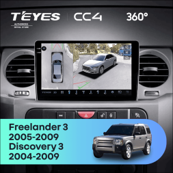 Штатная магнитола Teyes CC4 360 8/128 Land Rover Freelander 3 (2005-2009)