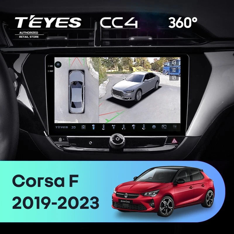 Штатная магнитола Teyes CC4 360 8/128 Opel Corsa F (2019-2023)
