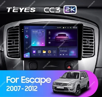 Штатная магнитола Teyes CC3 2K 4/64 Ford Escape (2007-2012) F1