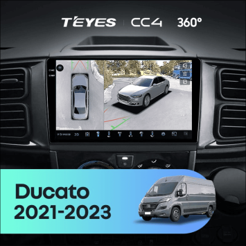 Штатная магнитола Teyes CC4 360 8/128 Fiat Ducato Van L3H2 (2021-2023)