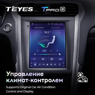 Штатная магнитола Tesla style Teyes TPRO 2 4/32 Ford Mondeo 5 (2014-2019)