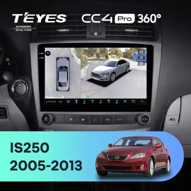 Штатная магнитола Teyes CC4 Pro 360 12/256 Lexus IS250 XE20 (2005-2013)