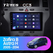 Штатная магнитола Teyes CC3 6/128 Opel Zafira B (2005-2014) F2