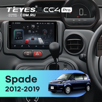 Штатная магнитола Teyes CC4 Pro 8/128 Toyota Spade (2012-2019)