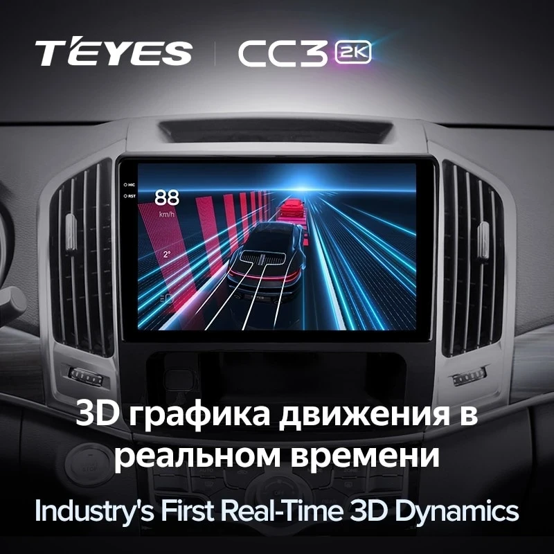 Штатная магнитола Teyes CC3 2K 360 6/128 Haval H9 (2014-2020)