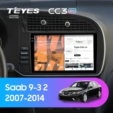 Штатная магнитола Teyes CC3 2K 4/64 Saab 9-3 2 (2007-2014)